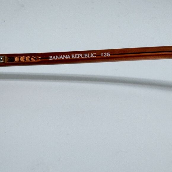 BANANA REPUBLIC “ISABEL” Eyeglasses Frame 48-16-135 Black/Orange H14532 - Picture 7 of 8